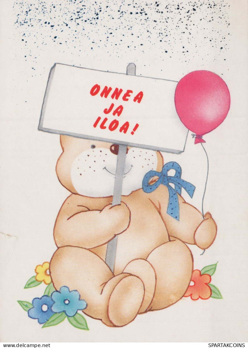 NASCERE Animale Vintage Cartolina CPSM #PBS150.IT - Bears