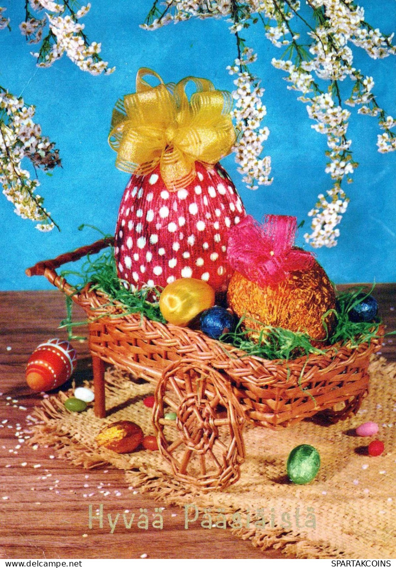 PASQUA UOVO Vintage Cartolina CPSM #PBO155.IT - Easter