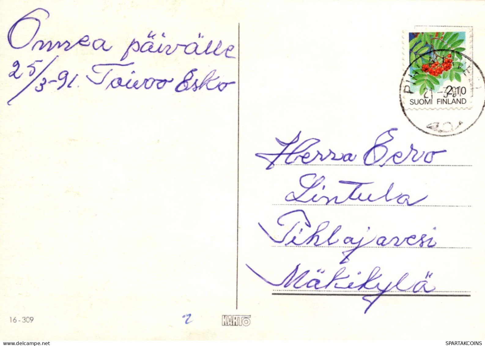 PASQUA POLLO UOVO Vintage Cartolina CPSM #PBP038.IT - Pâques