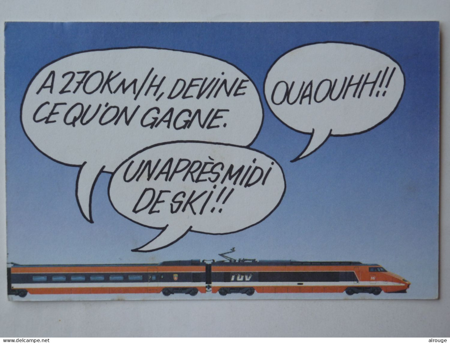 CP SNCF: TGV, Le Train Du Bon Temps à Bon Prix (publicité) - Eisenbahnen