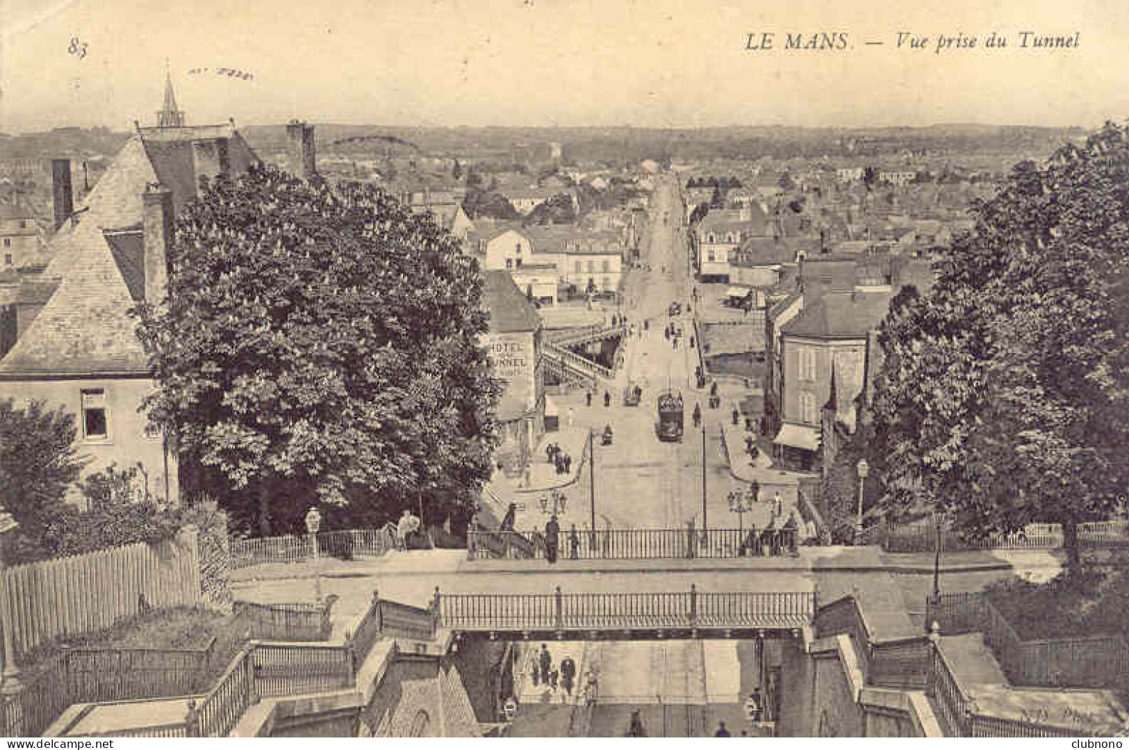 CPA -LE MANS - VUE PRISE DU TUNNEL - Le Mans