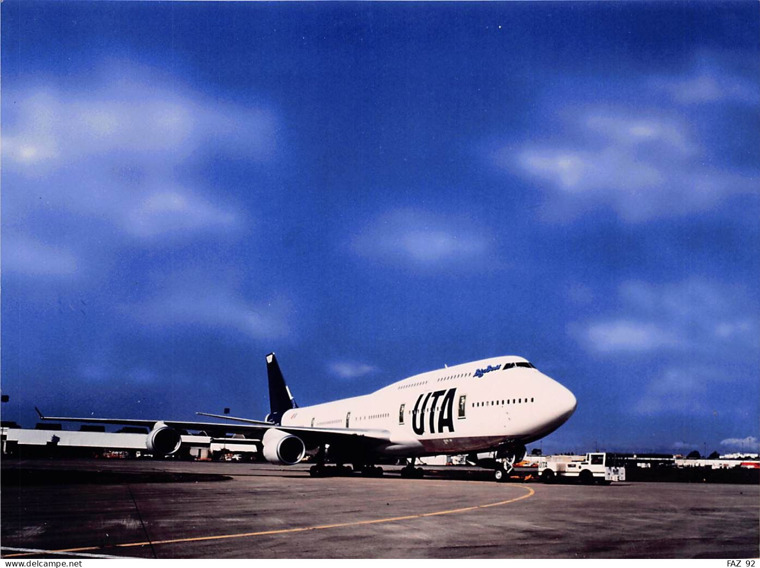 Boeing 747 - UTA - +/- 180 X 130 Mm. - - Aviación