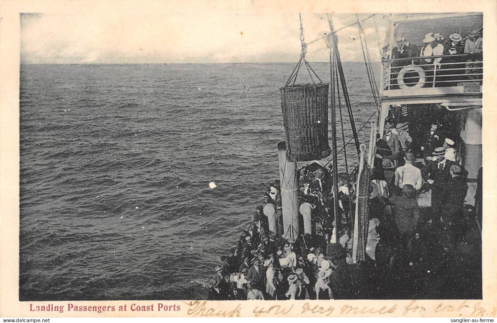 CPA / AFRIQUE DU SUD / LANDING PASSENGERS AT COAST PORTS - Sudáfrica