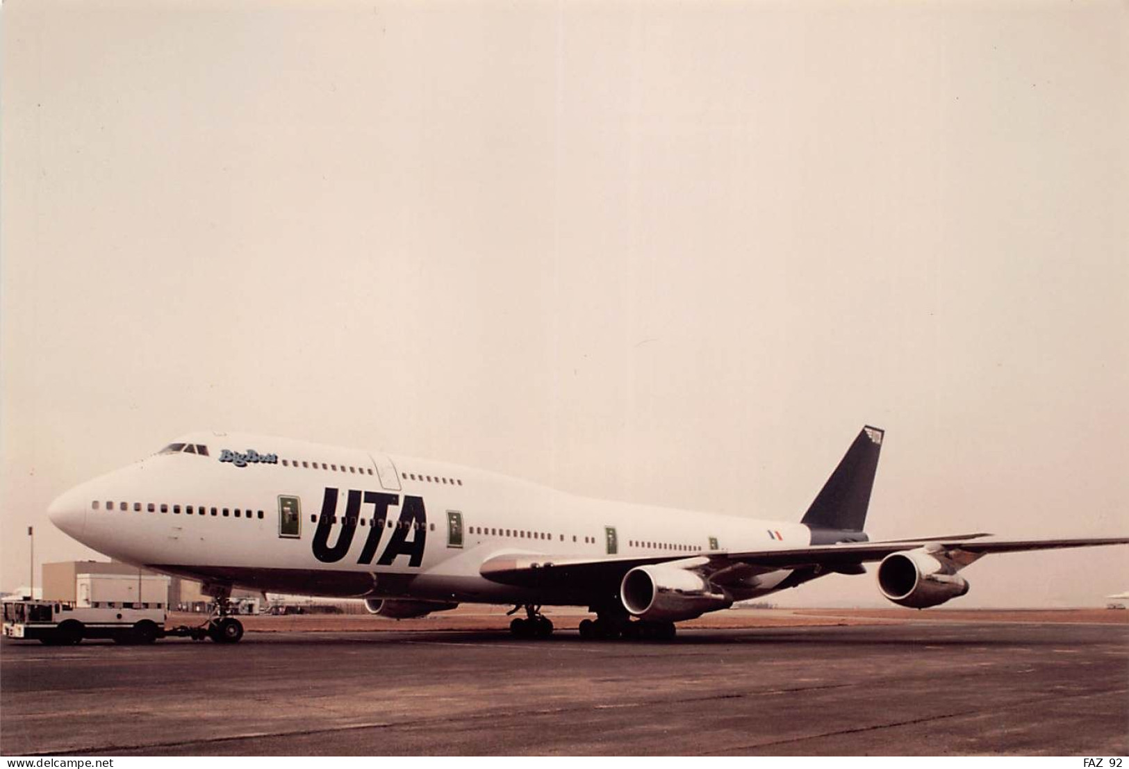 Boeing 747 - UTA - +/- 180 X 130 Mm. - - Aviación