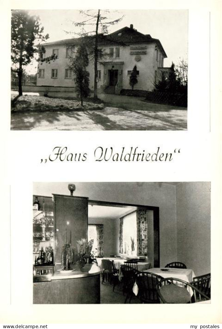 73854795 Heiligenhaus Mettmann Hotel Haus Waldfrieden Gastraum Heiligenhaus Mett - Autres & Non Classés