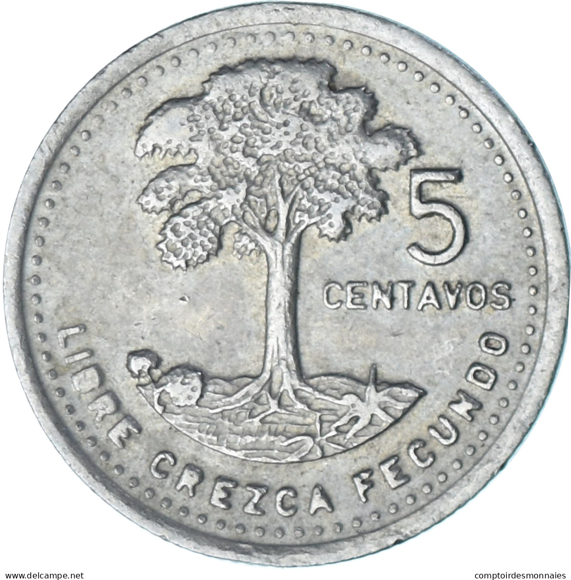 Guatemala, 5 Centavos, 1990 - Guatemala