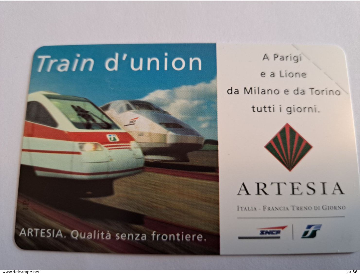 ITALIA LIRE5000/ 10.000 / SERIE/ TRAIN DUNION /ARTESIA/ SPEED TRAIN/ MINT ** 16613** - Públicas Ordinarias