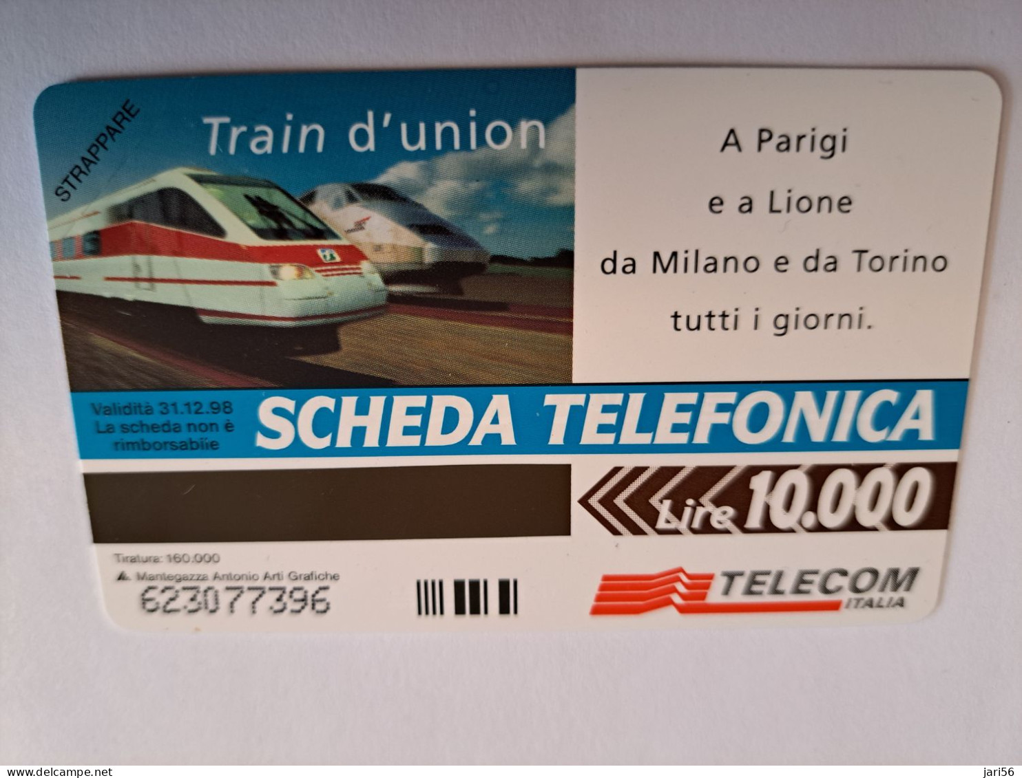 ITALIA LIRE5000/ 10.000 / SERIE/ TRAIN DUNION /ARTESIA/ SPEED TRAIN/ MINT ** 16613** - Public Ordinary