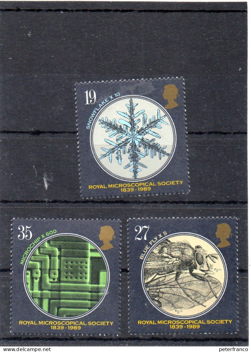 1989 Gran Breragna - Royal Microscopic Society - Unused Stamps