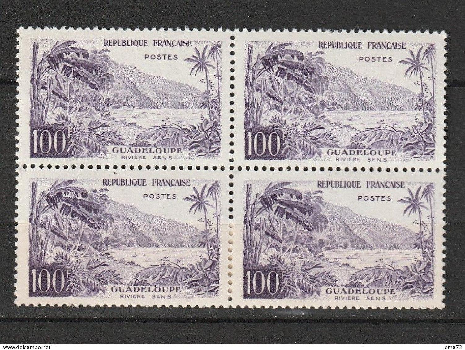 N° 1194 Guadeloupe: Beau Bloc De 4 Timbres Neuf Impeccable: - Unused Stamps