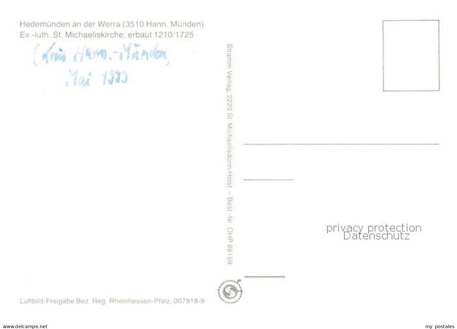 73854709 Hedemuenden Hannoversch-Muenden Ev.-luth. St. Michaeliskirche  - Hannoversch Münden