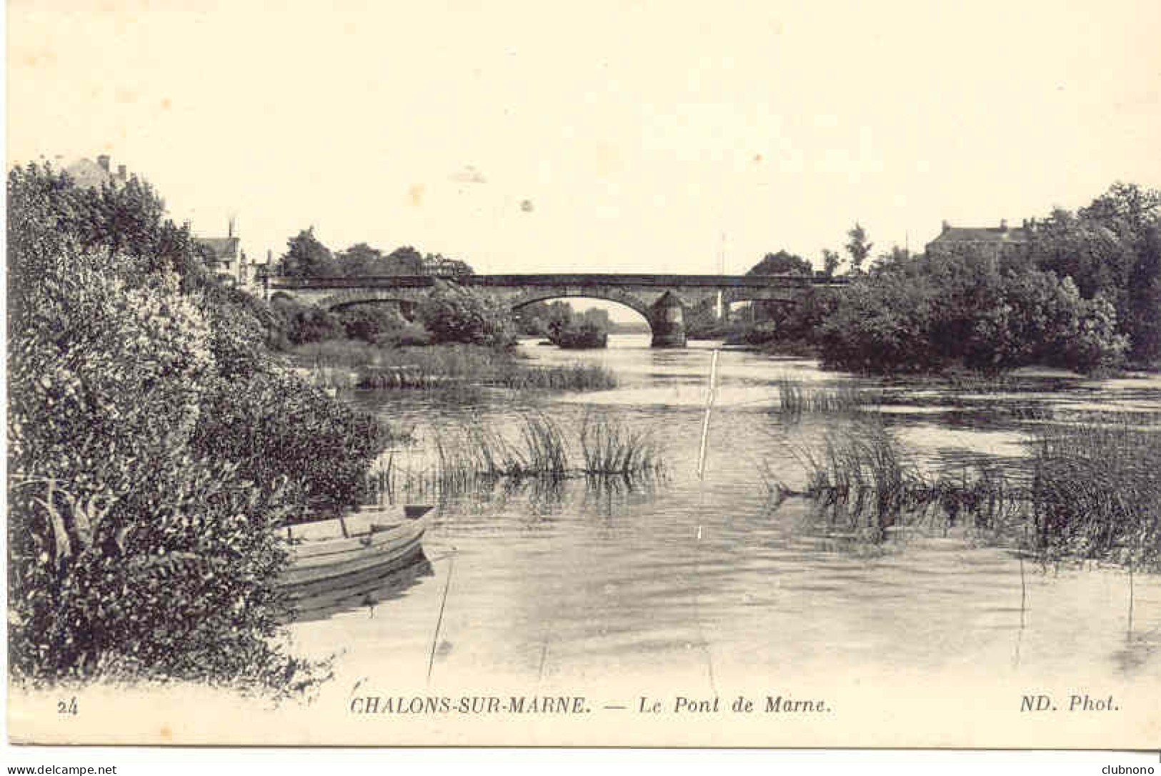 CPA - CHALON SUR MARNE - LE PONT DE MARNE (IMPECCABLE) - Châlons-sur-Marne