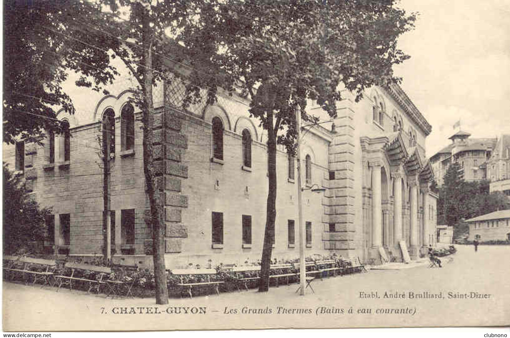 CPA -CHATEL-GUYON - LES GRANDS THERMES (IMPECCABLE) - Châtel-Guyon