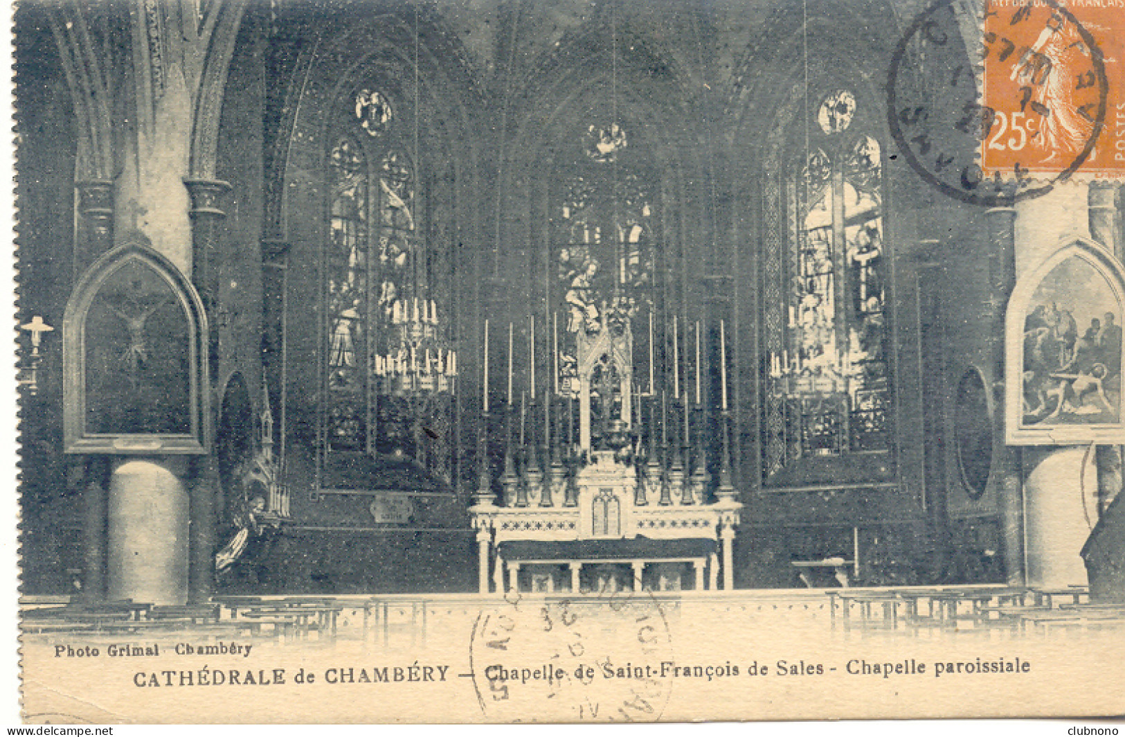 CPA - CHAMBERY - CATHEDRALE - CHAPELLE DE ST FRANCOIS DE SALES - Chambery