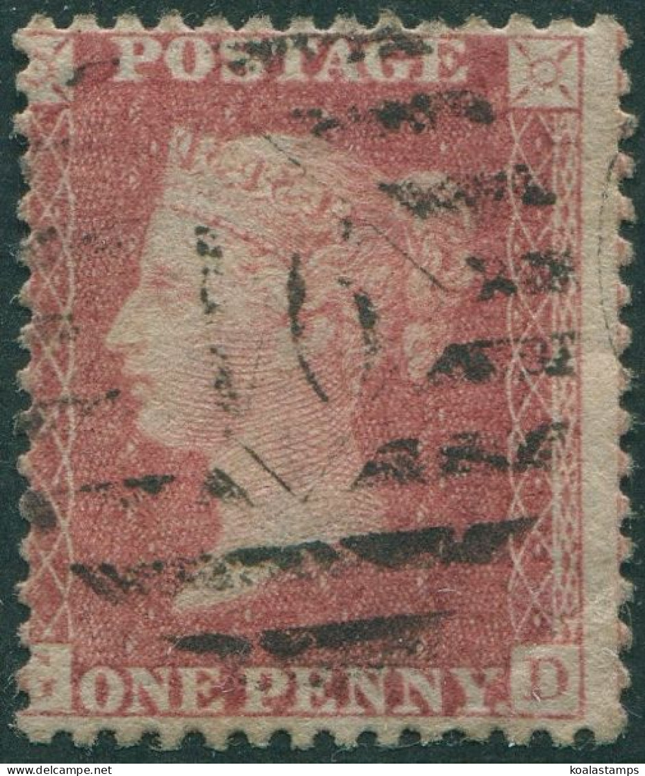 Great Britain 1857 SG38 1d Pale Red QV **GD FU - Ohne Zuordnung