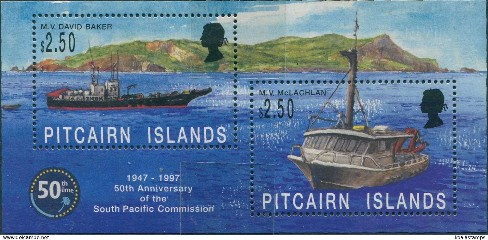 Pitcairn Islands 1997 SG511 South Pacific Commission MS MNH - Islas De Pitcairn