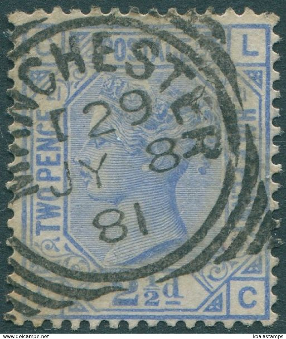 Great Britain 1881 SG157 2½d  Blue QV CLLC FU - Other & Unclassified