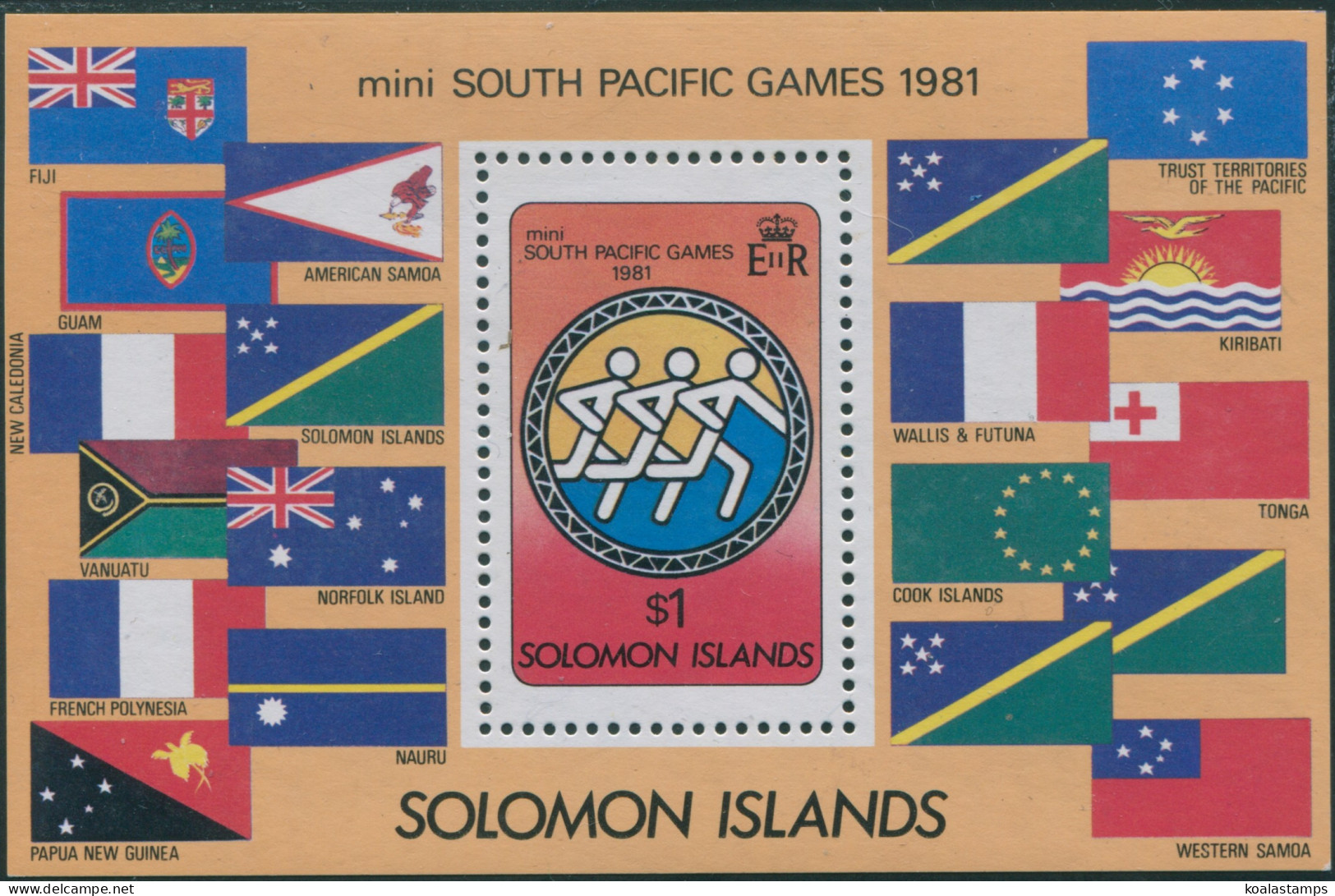 Solomon Islands 1981 SG444 South Pacific Games MS MNH - Salomoninseln (Salomonen 1978-...)