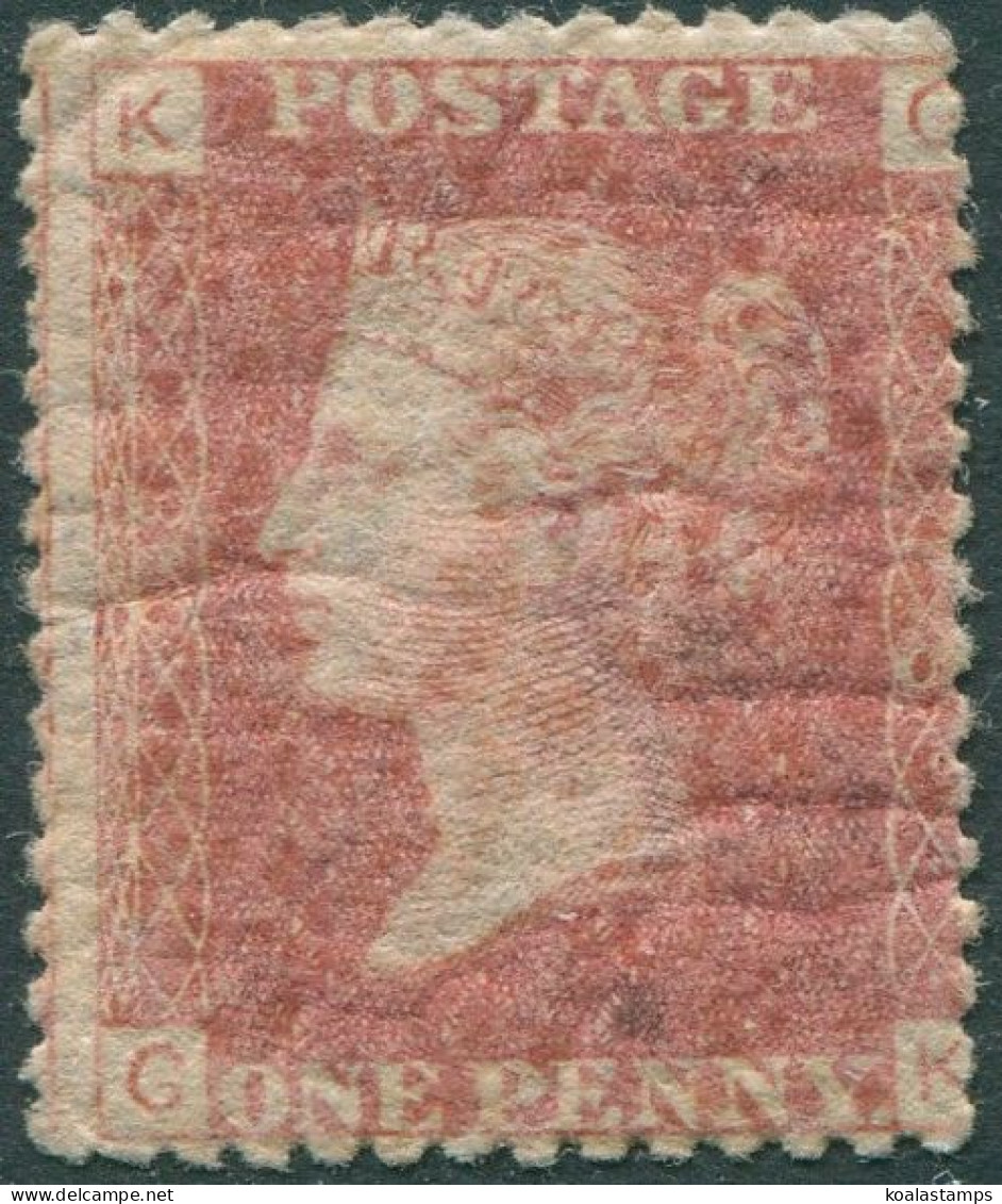 Great Britain 1858 SG44 1d Red QV KCCK MH - Unclassified