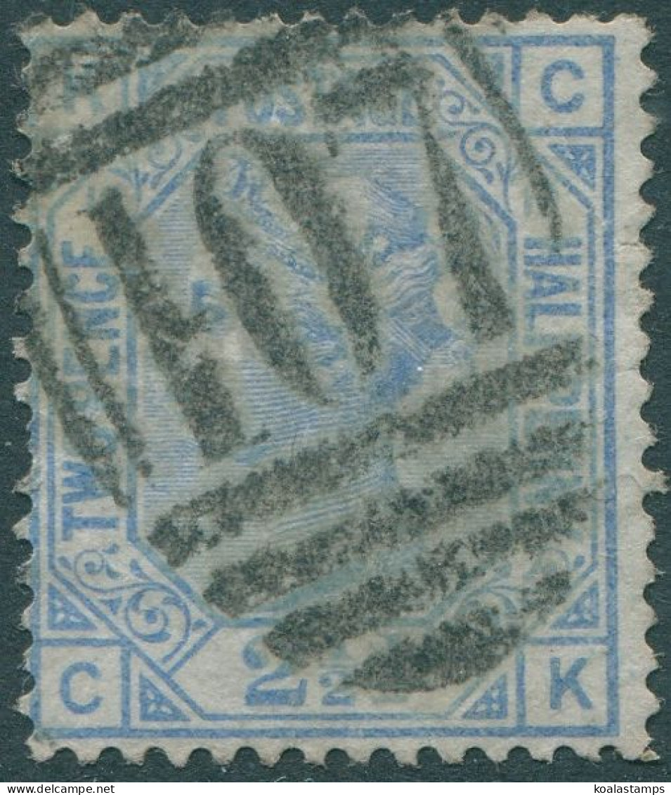 Great Britain 1873 SG142 2½d  Blue QV KCCK FU - Autres & Non Classés
