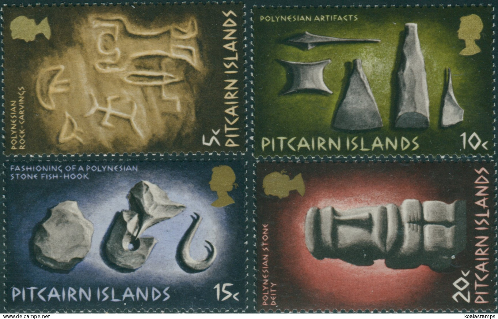 Pitcairn Islands 1971 SG116-119 Polynesian Set MNH - Pitcairneilanden