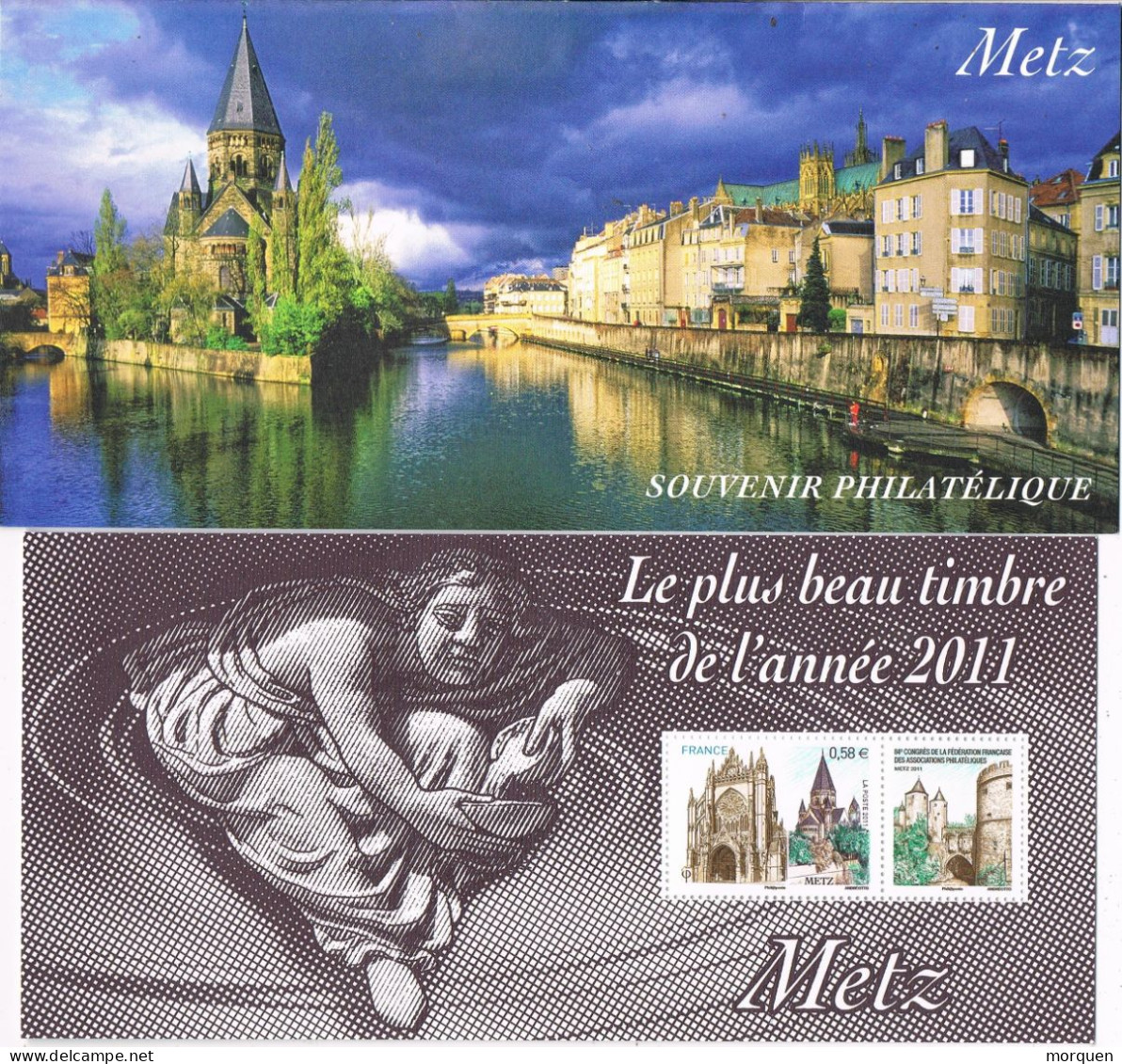 54920.  Souvenir Philatelique FRANCE 2012. METZ, Yvert 75 ** - Storia Postale