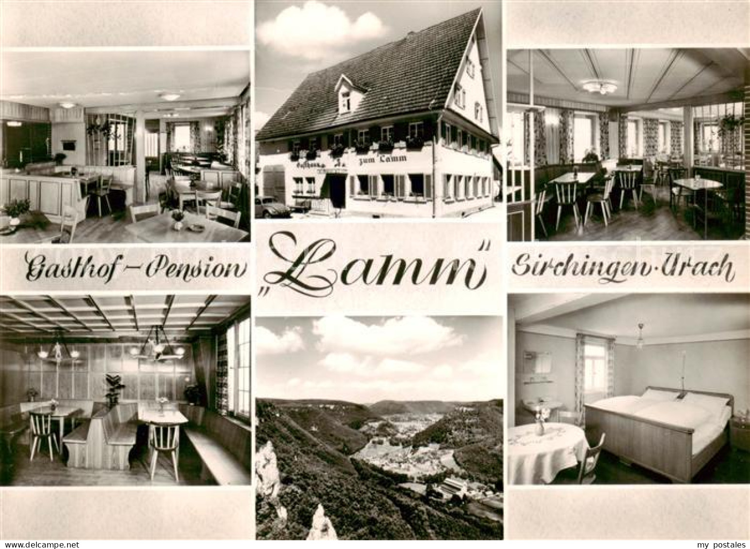 73854609 Sirchingen Bad Urach Gasthof Pension Lamm Gastraeume Zimmer Panorama  - Bad Urach