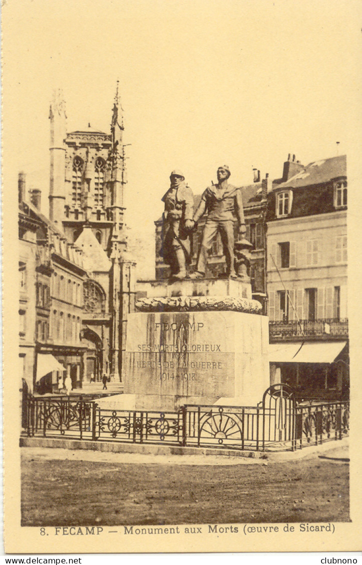 CPA - FECAMP- MONUMENT AUX MORTS - Fécamp