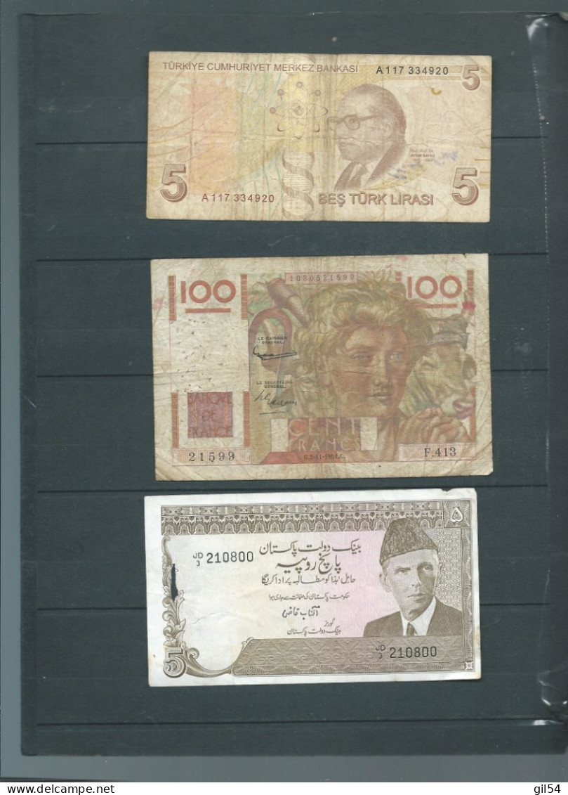 Lot De 16 Billets Plupart 2è Choix Dont  France Divers   - Laura 105 - Other & Unclassified