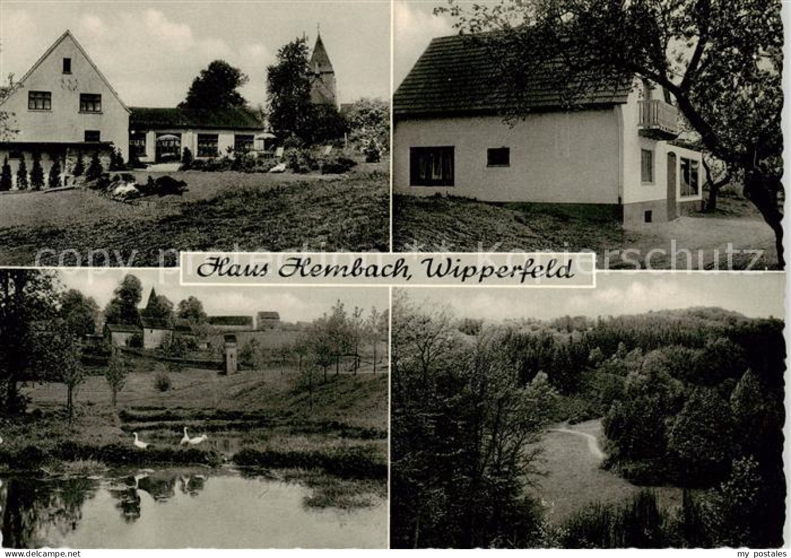 73854599 Hembach Wipperfeld Wipperfuerth Pension Haus Hembach Ortspartie Kirche  - Wipperfuerth