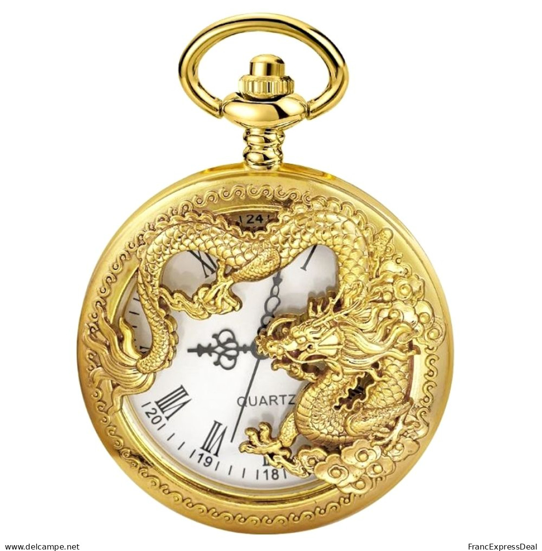 Montre Gousset NEUVE - Dragon Chinois (Réf 3) - Relojes De Bolsillo