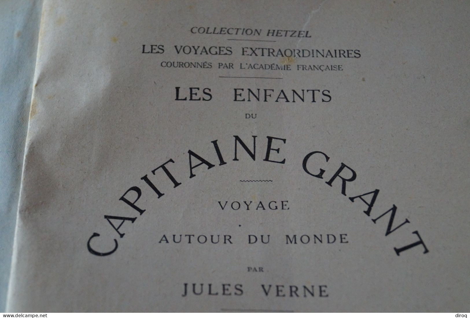 Superbe Ouvrage De Jules Verne,les Enfants Du Capitaine Grant,collection Hetzel,620 Pages,28 Cm./18,5 Cm. - 1801-1900