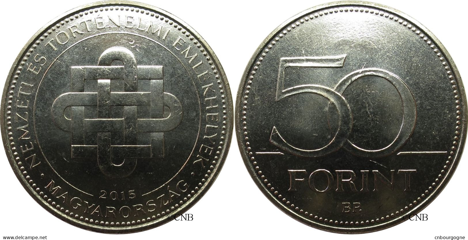 Hongrie - République - 50 Forint Monuments Historiques Et Nationaux 2015 - UNC - Mon4651 - Hungría