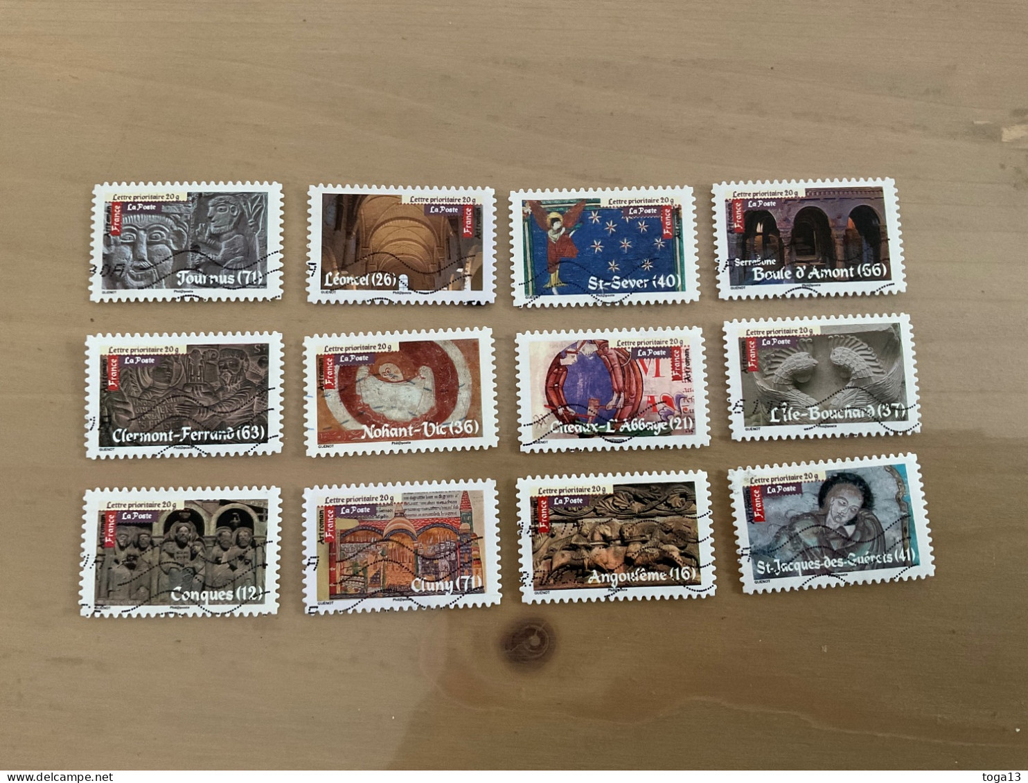 2010, Série Complète Y&T 455/466 (ADH3) - Used Stamps