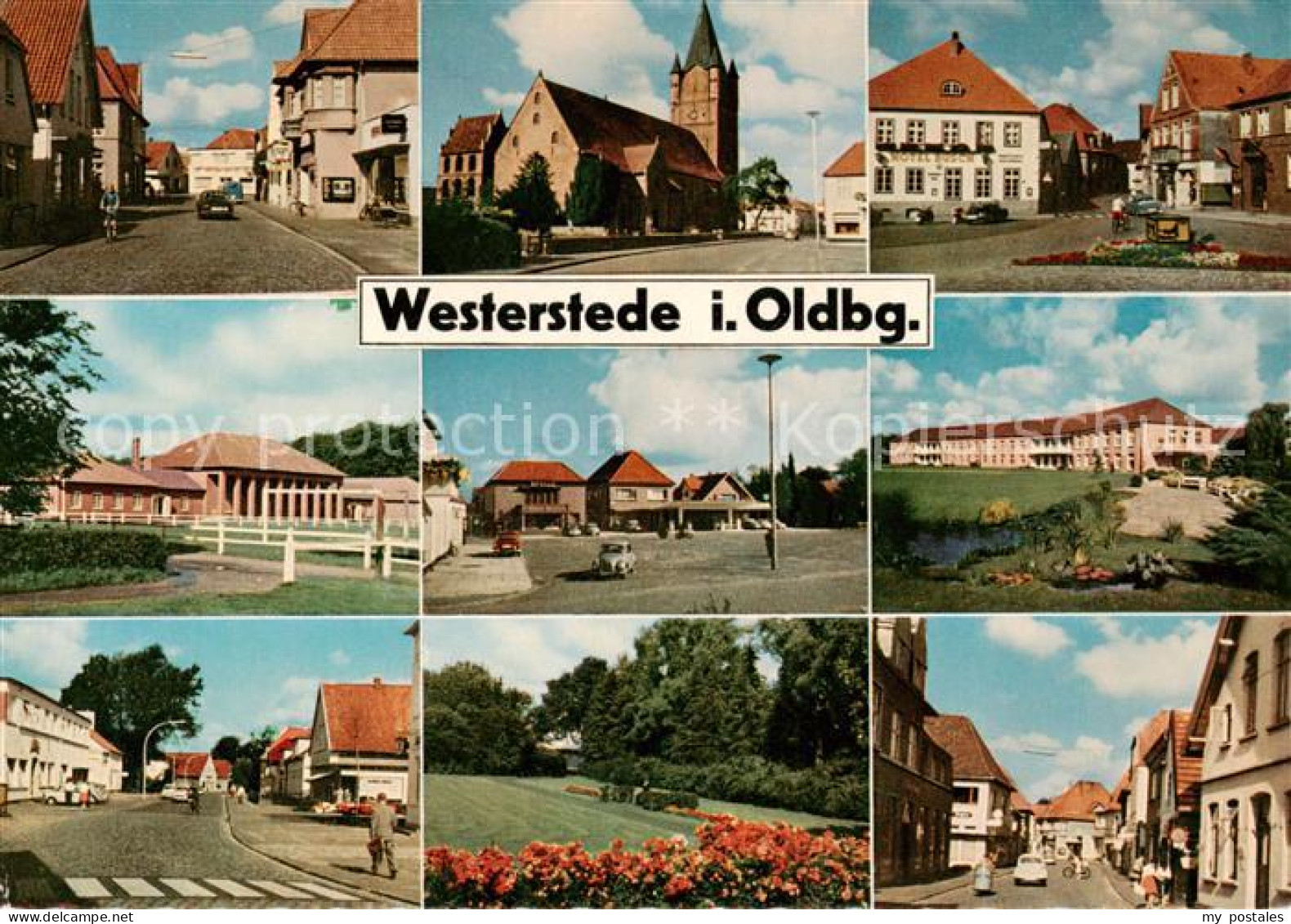 73854544 Westerstede Orts Und Teilansichten Kirche Rathaus Marktplatz Westersted - Westerstede