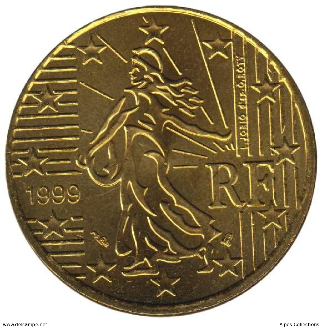 FR05099.1 - FRANCE - 50 Cents - 1999 - France