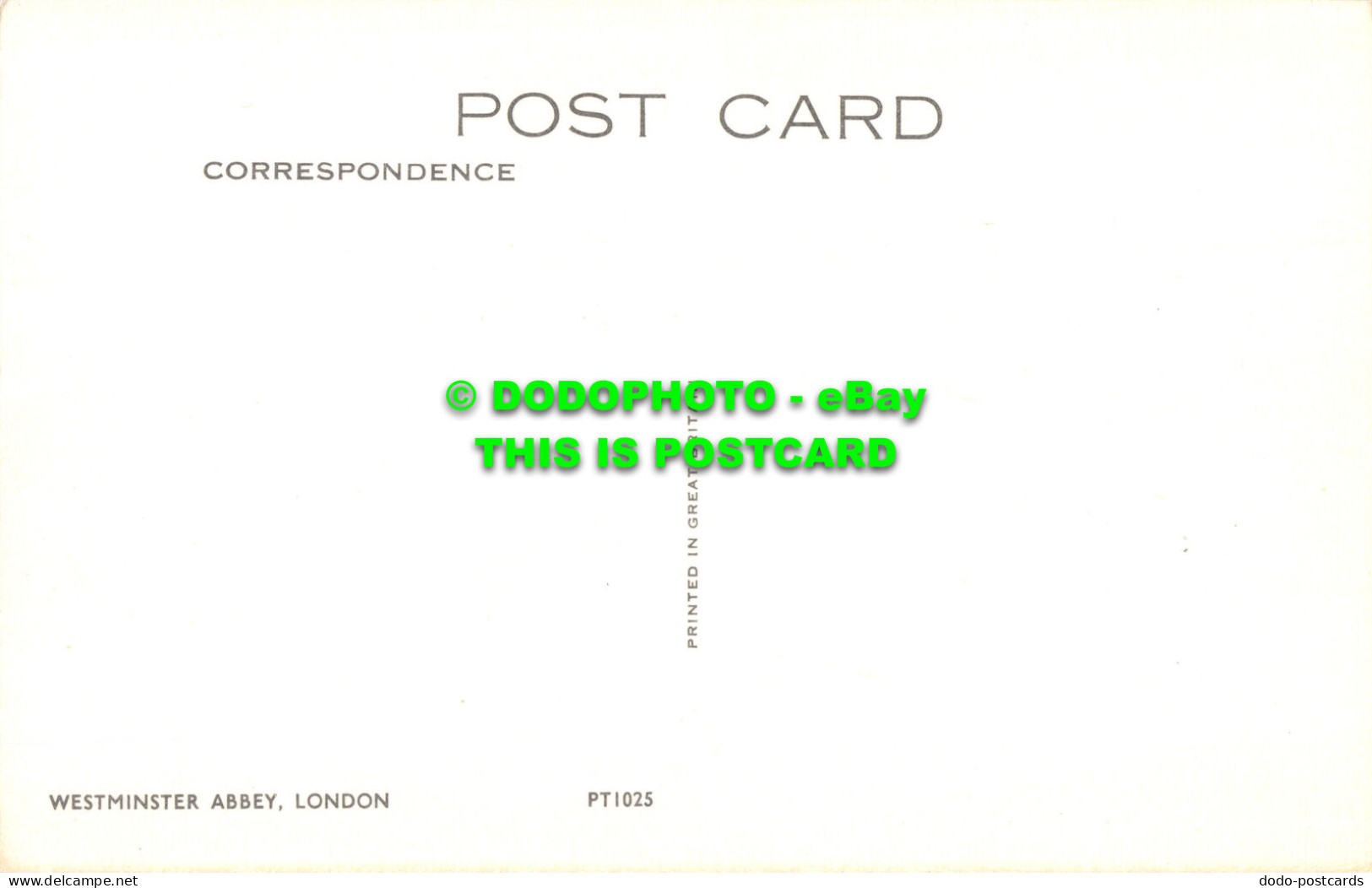 R519015 London. Westminster Abbey. Postcard - Other & Unclassified