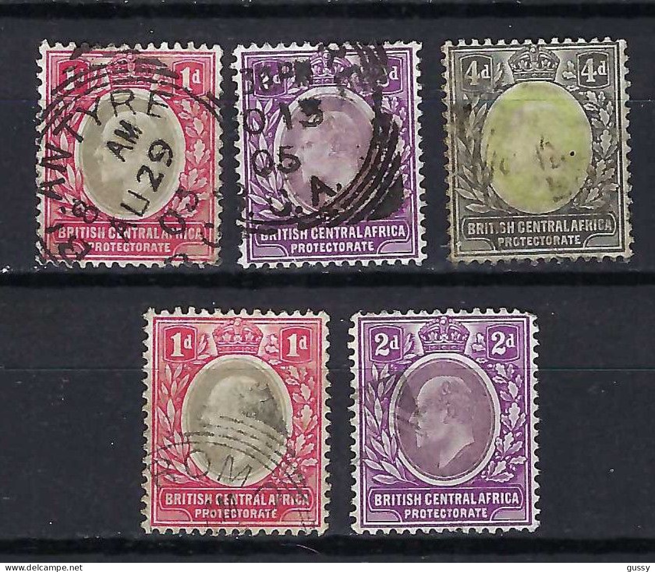 AFRIQUE CENTRALE BRITANNIQUE Ca.1926-31: Lot D' Obl. Petit Prix - Autres & Non Classés