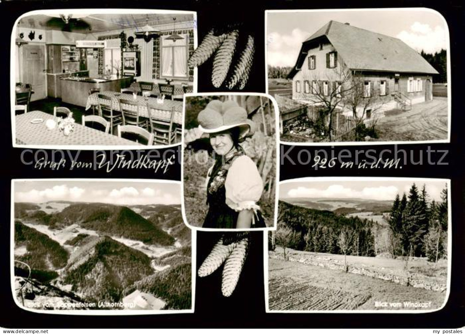 73854522 Windkapf Hornberg Schwarzwald Gasthaus Deutscher Jaeger Gaststube Blick - Altri & Non Classificati