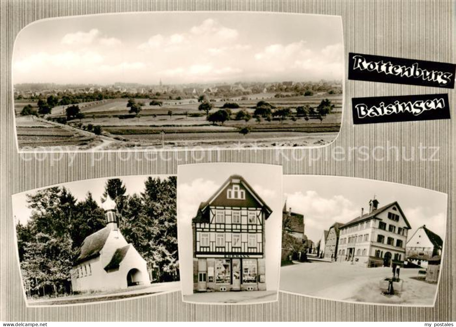 73854520 Baisingen Panorama Kapelle Fachwerkhaus Ortspartie Baisingen - Rottenburg