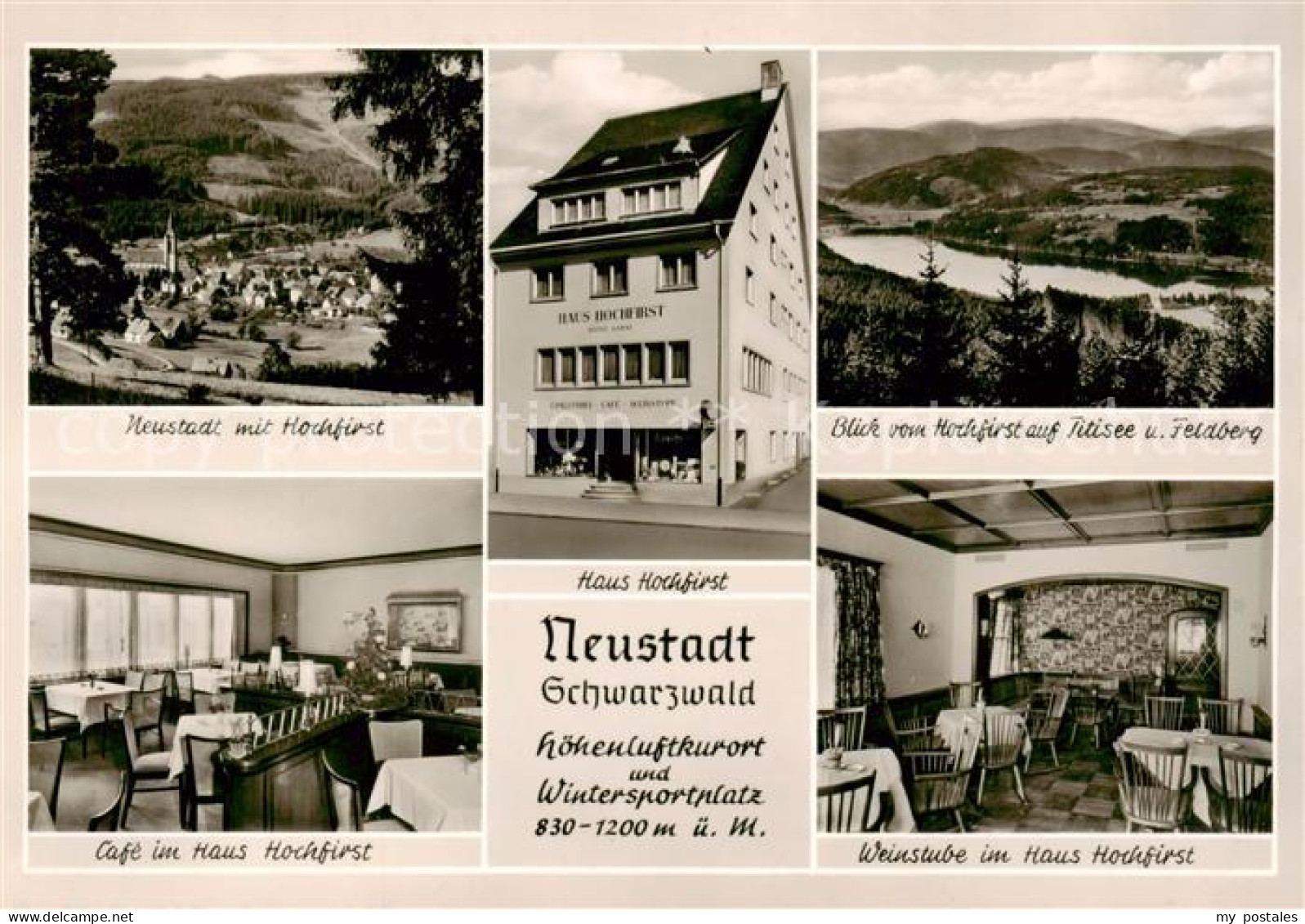 73854516 Neustadt  Schwarzwald Titisee-Neustadt Panorama Mit Hochfirst Haus Hoch - Titisee-Neustadt