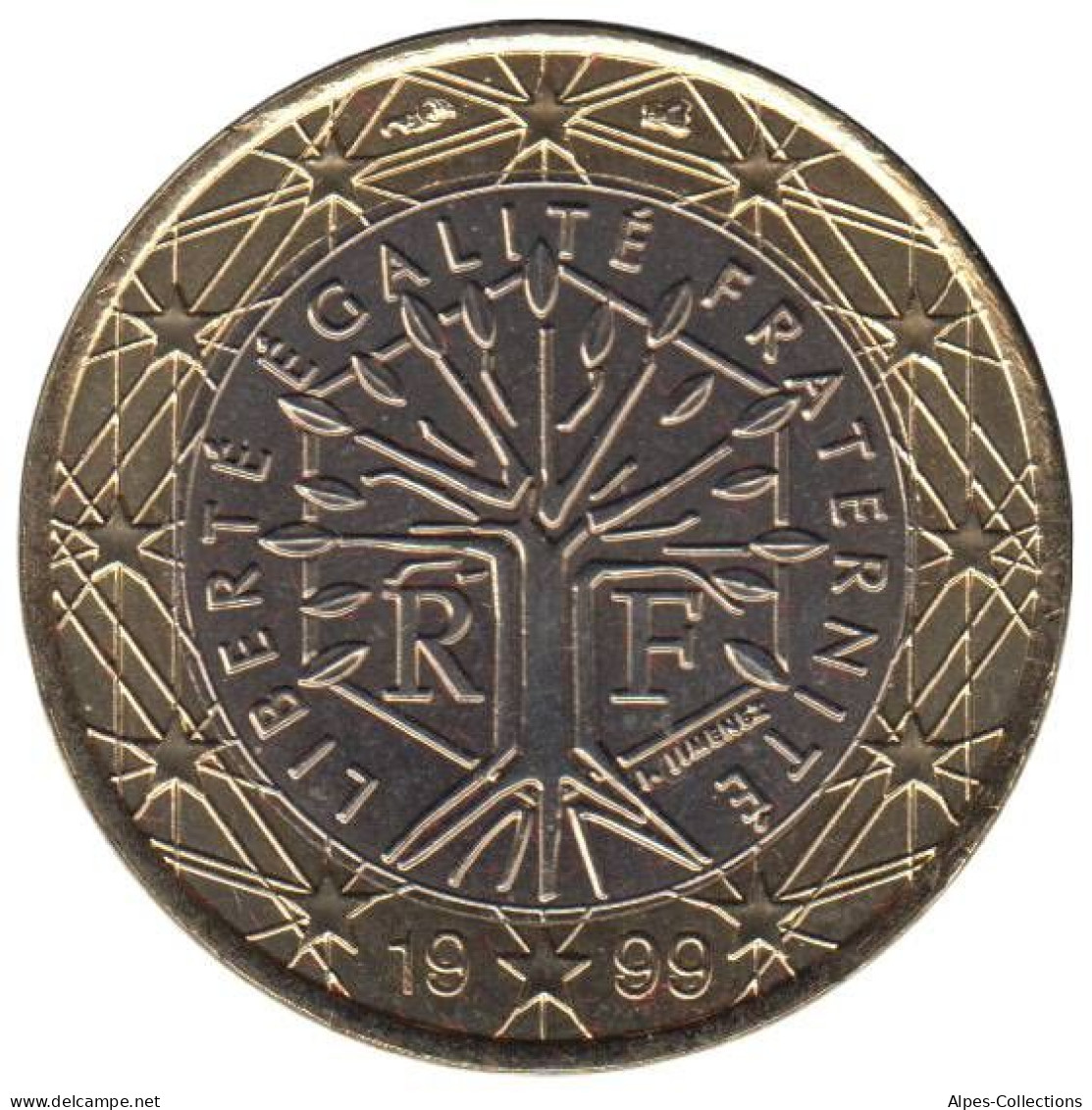 FR10099.1 - FRANCE - 1 Euro - 1999 - Francia