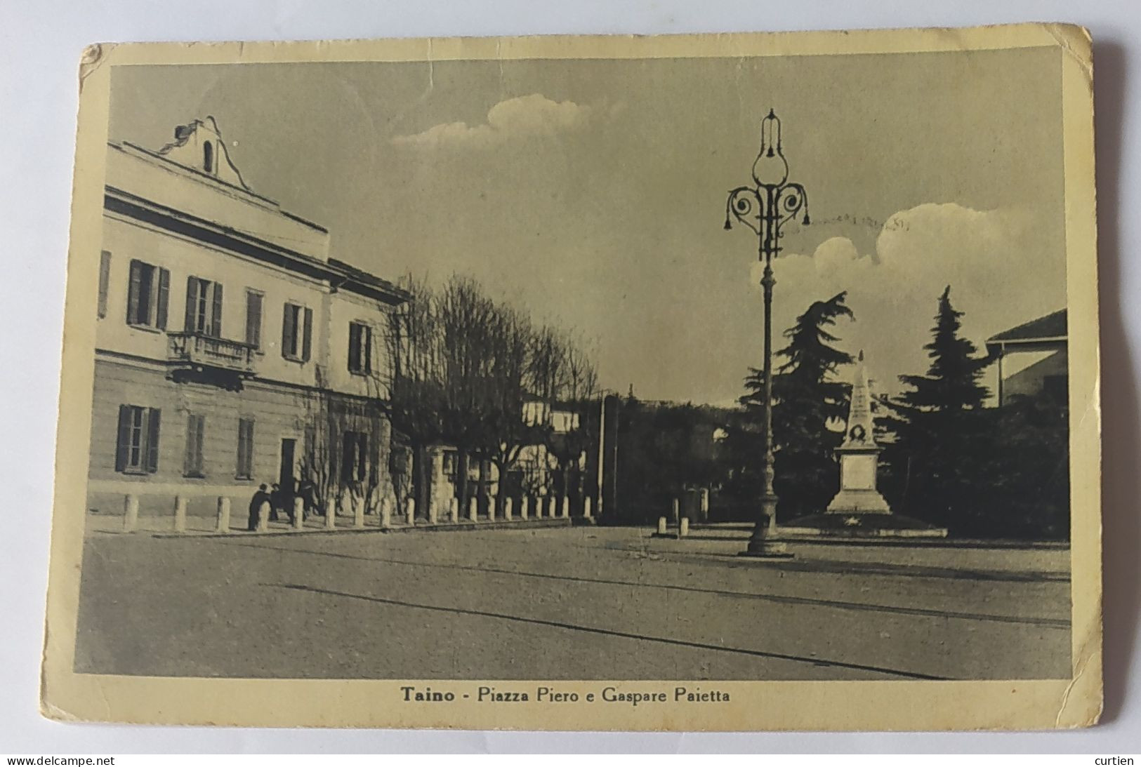 TAINO . Italie . Piazza Piero E Gaspare Paietta . Une Vues A Reconnaitre . Rare - Andere & Zonder Classificatie