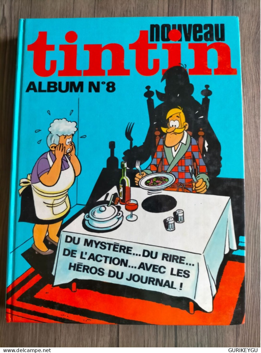 Album Reliure Nouveau TINTIN N° 8 PEANUTS ACHILE TALON CLIFTON CUBITUS ALIX 1977 N° 74.75.76.77.78.79.80.81.82.83 TTBE - Autres & Non Classés