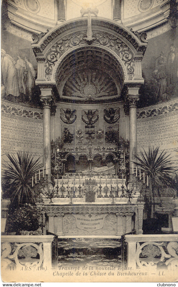 CPA - ARS - TRANSEPT DE LA NOUVELLE EGLISE (RARE) - Ars-sur-Formans