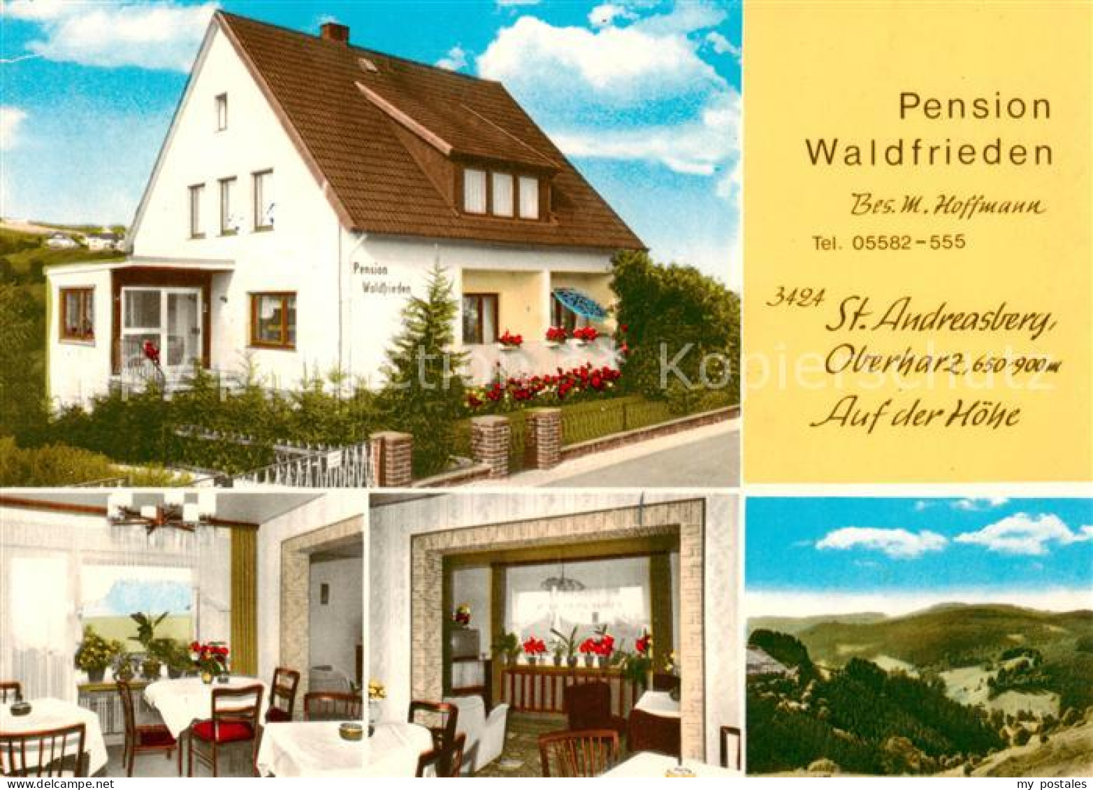 73854465 St Andreasberg Harz Pension Waldfrieden Gastraeume Panorama St Andreasb - St. Andreasberg