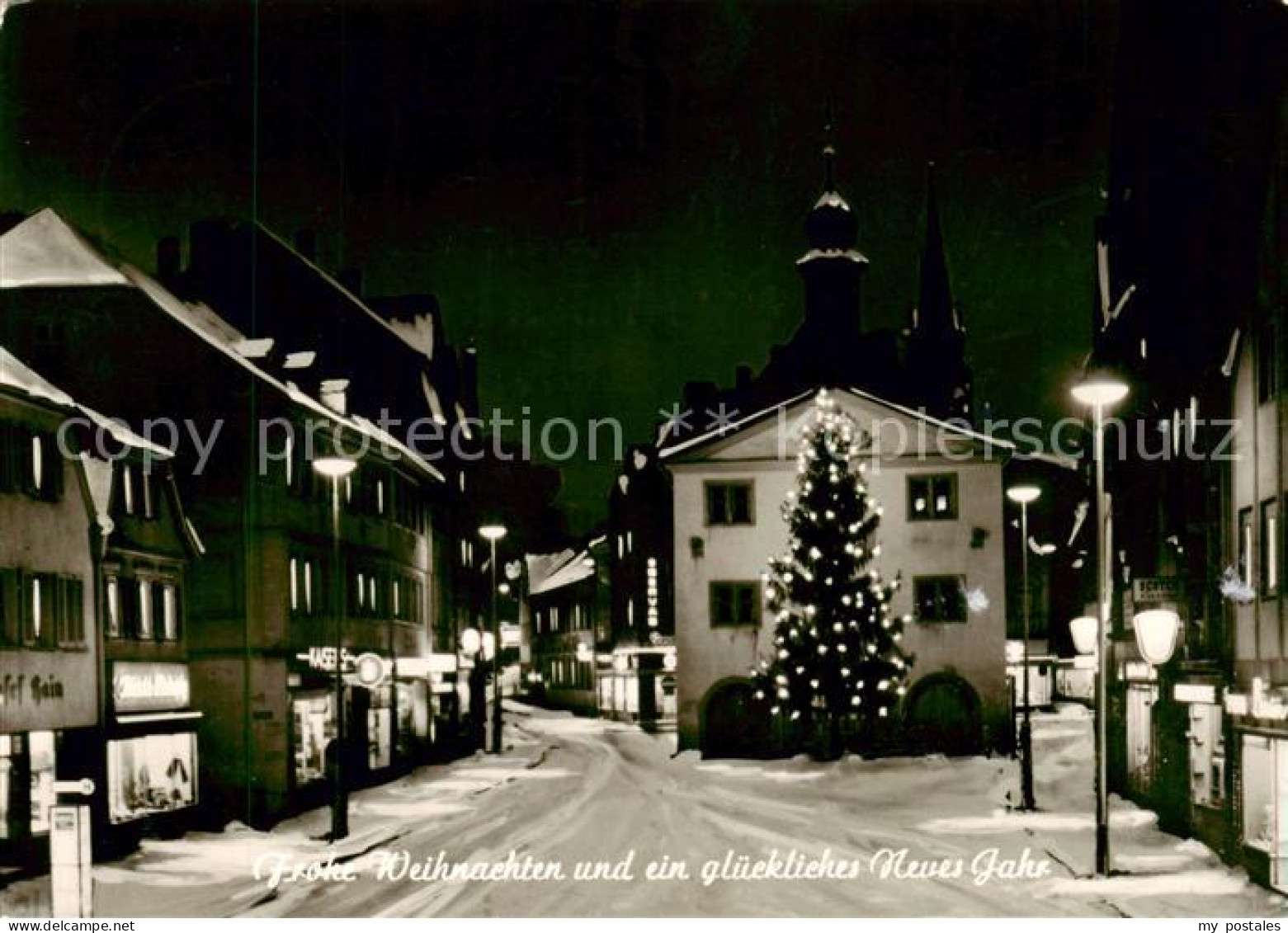 73854439 Bad Kissingen Ortszentrum Zur Weihnachtszeit Nachtaufnahme Bad Kissinge - Bad Kissingen