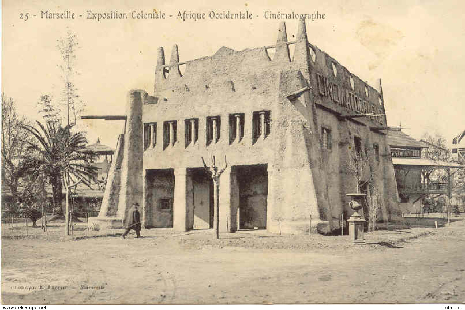 CPA - MARSEILLE - EXPOSITION COLONIALE - AFRIQUE OCCIDENTALE - CINEMATOGRAPHE - Mostre Coloniali 1906 – 1922
