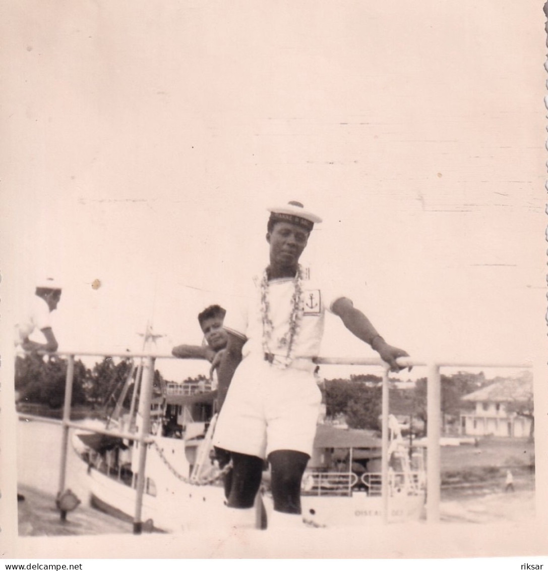 TAHITI(PHOTO) BATEAU DE GUERRE JEANNE D ARC - Ozeanien