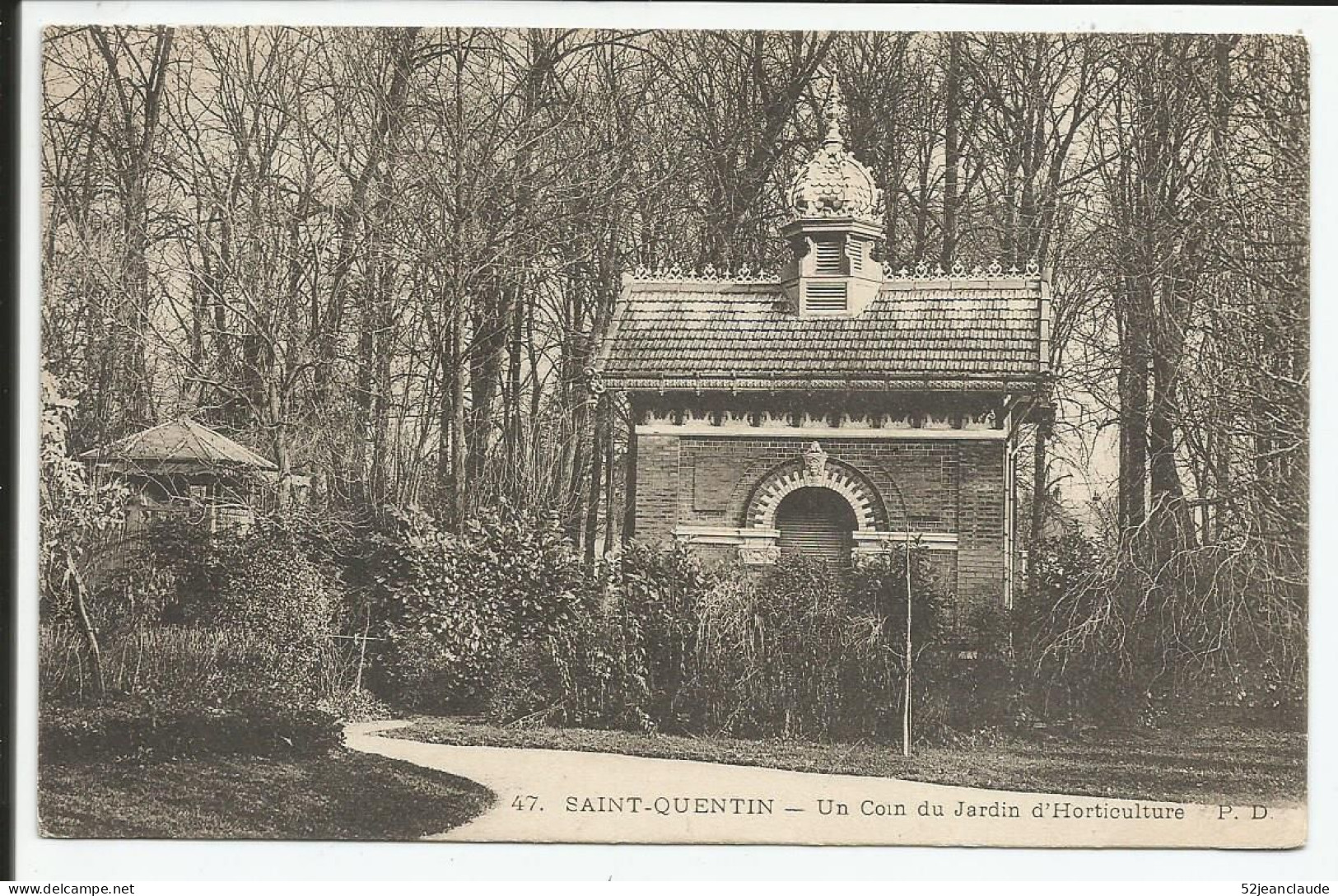 Un Coin Du Jardin D'Horticulture Kiosque    1910    N° 47 - Saint Quentin